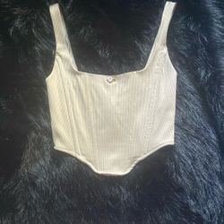 Cute hard-ribbed corset