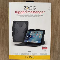 Zagg Rugged Messenger and Bluetooth Keyboard for Apple iPad generation
