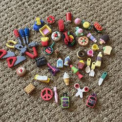 Assorted kids erasers