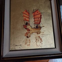 Oriental Ship Artwork 