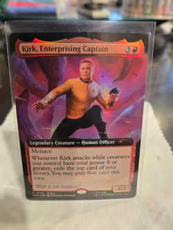 SDCC MTG PROMO card. Captain Kirk.