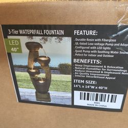 Three Tiered Water Fountain 