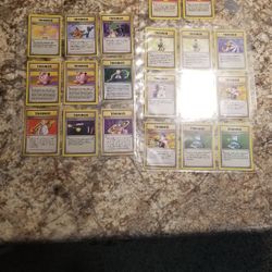 Pokemon Trainer cards 20 Rare Cards total. 1 Holographic