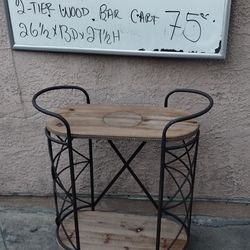 Vintage bar cart