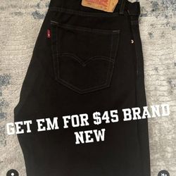 Brand new 501's