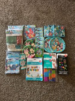 Mickey Mouse theme party items