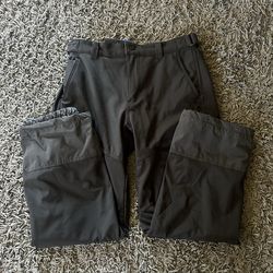 Gerry Mens Water Resistant Fleece Lined Stretch Snow Pants Size Large