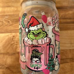 Grinch Custom Cups 