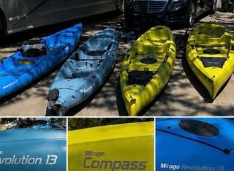 NEW Hobie Mirage Kayaks – 4 Available | Revolution 13 & Compass | Never Use