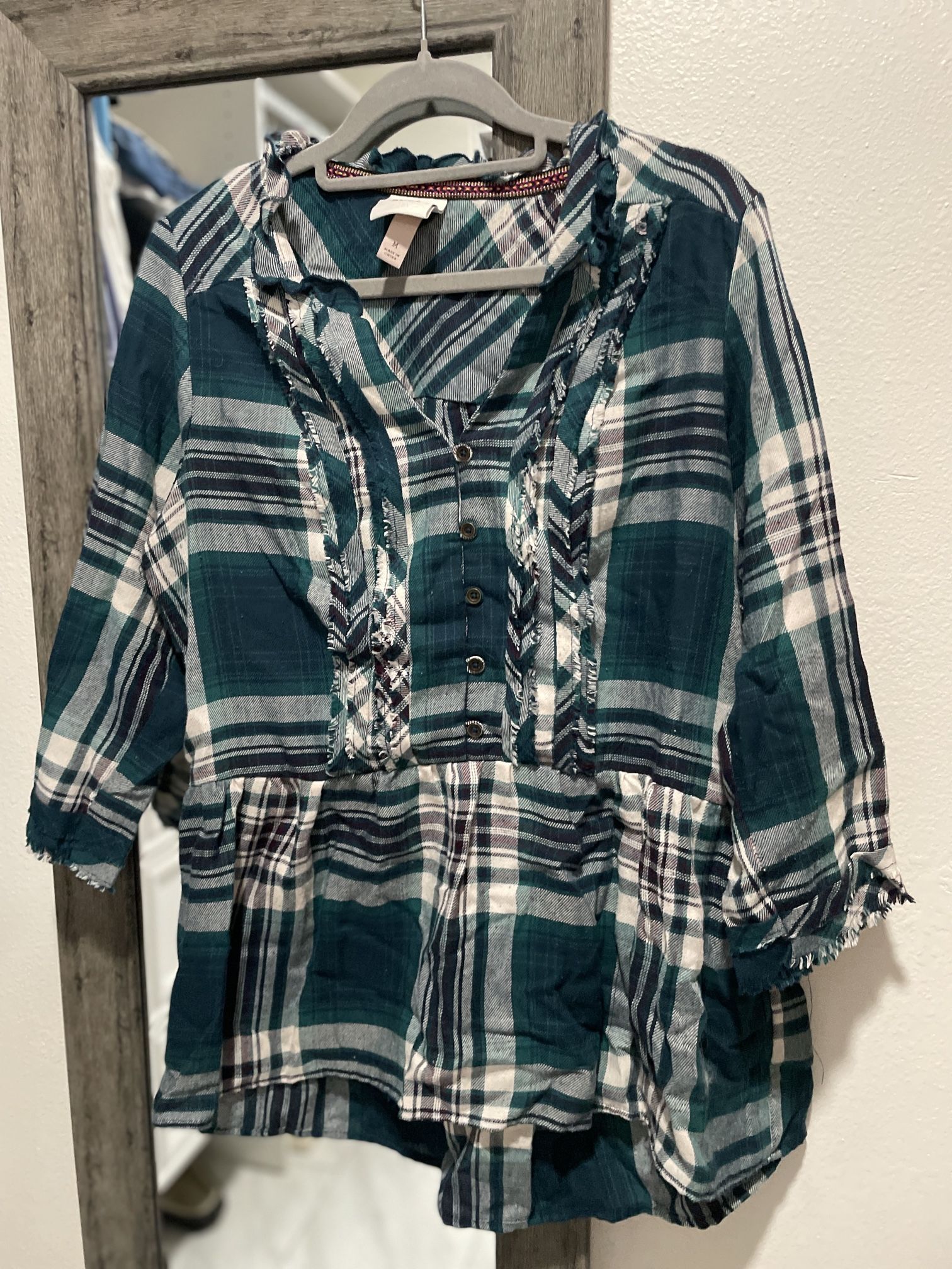 Plaid Tunic TOP