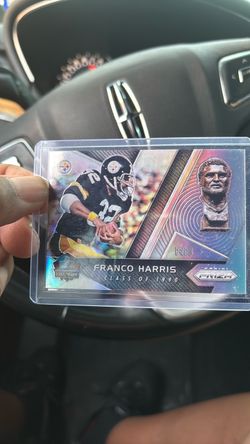 Franco Harris Panini Prizm Hall of Fame Card