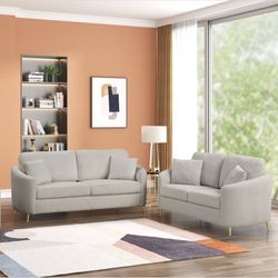 2 PC SOFA AND LOVESEAT NEW IN BOX