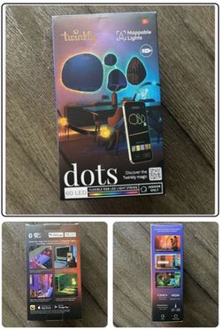 Twinkly Dots 60 LED RGB Light String Mappable Lights