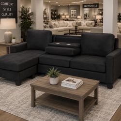 Sectional Sofa With Cup Holder 