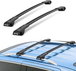 NEW Roof Rack Cross Bars for 2014-2021 Forester Crosstrek 2013-2017 Impreza 2012-2021 Aviation Aluminum Crossbars Matte Black for Bike Luggage Rack Ka