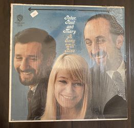 1965 PETER PAUL & MARY A SONG WILL RISE (VG) WS-1589 LP VINYL RECORD 