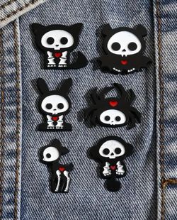 Skelanimals Pins Kit the Cat Diego the Bat Timmy the Spider 