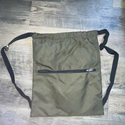 Green Drawstring Backpack 