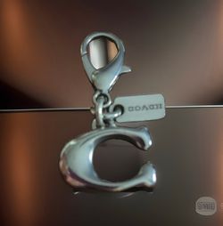 Coach Women’s Mini Signature “C” Logo Charm