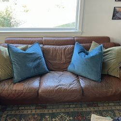 Authentic Leather Couch