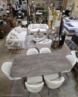 Casual contemporary Design living room set*** Sofa and Love Seat