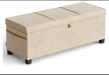 New Open Box Songmics Storage  Ottoman