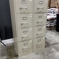 Four Drawer File Cabinet Set Of Two