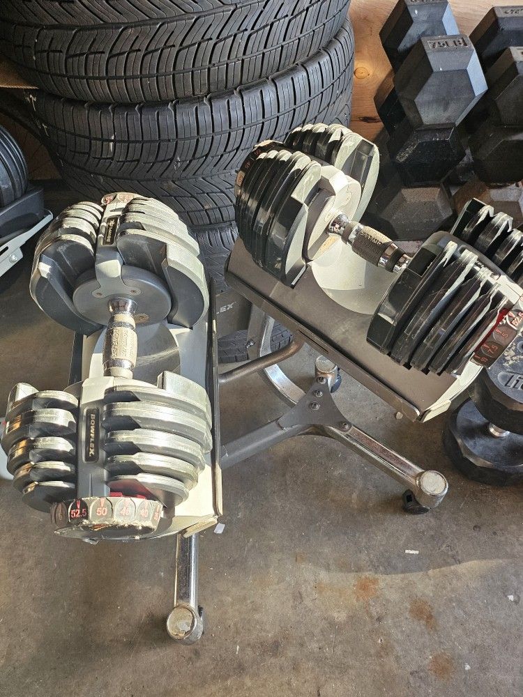 Bowflex Dumbbells 52.5 Lbs Each