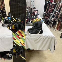 Simms Snowboard Package With Boots And Bindings 