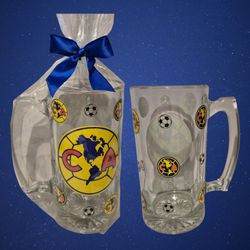 America glass mug