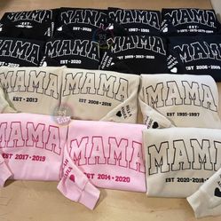 Mothers Day Gifts, Crewnecks, Sweatshirts, Mom, Custom Shirts, Custom Sweaters