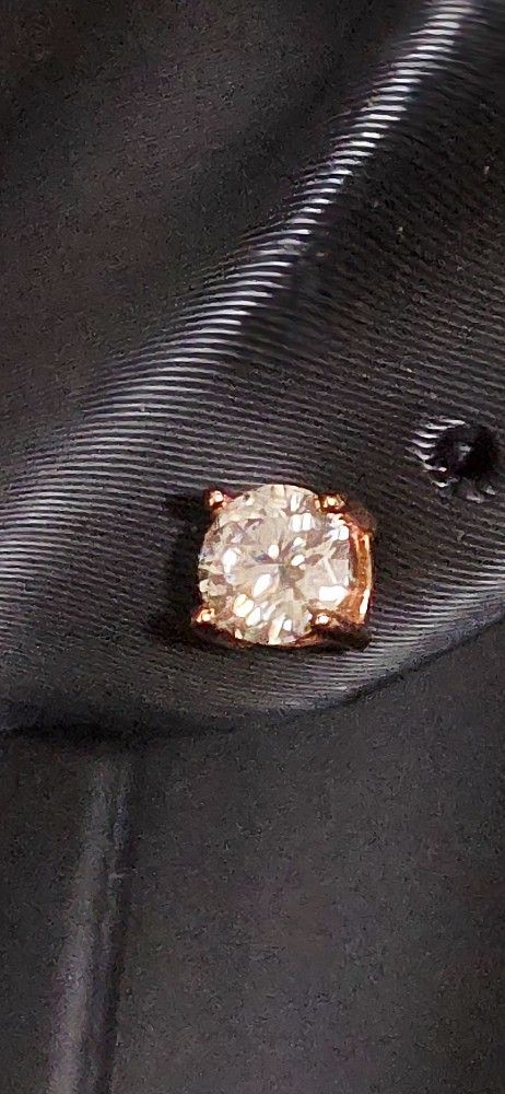 ✨️SALE✨️ Dazzling NEW 5MM Diamond Studs (0.85 CTW) - Rose Gold Plated 925 Silver