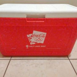 Vintage Cooler Coca-Cola Salt Lake 50 Qt 