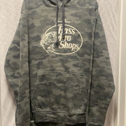 Bass Pro Shops Men’s 2XL Camo Hoodie BPS Logo