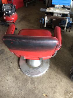 barber chair vintage