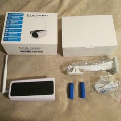 Solar Outdoor Wifi Security Camera New In Box

