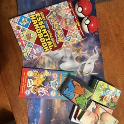 Pokemon Bundle ( Playing Mat, Books, Pokeballs, Card Sleeves)
