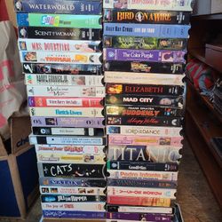 52 VHS Movies