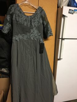 Gray evening/party dress