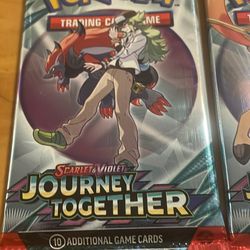 Pokémon Journey Together Set 2 Single Packs New
