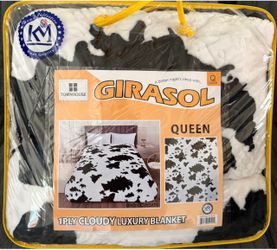 Queen cow blanket