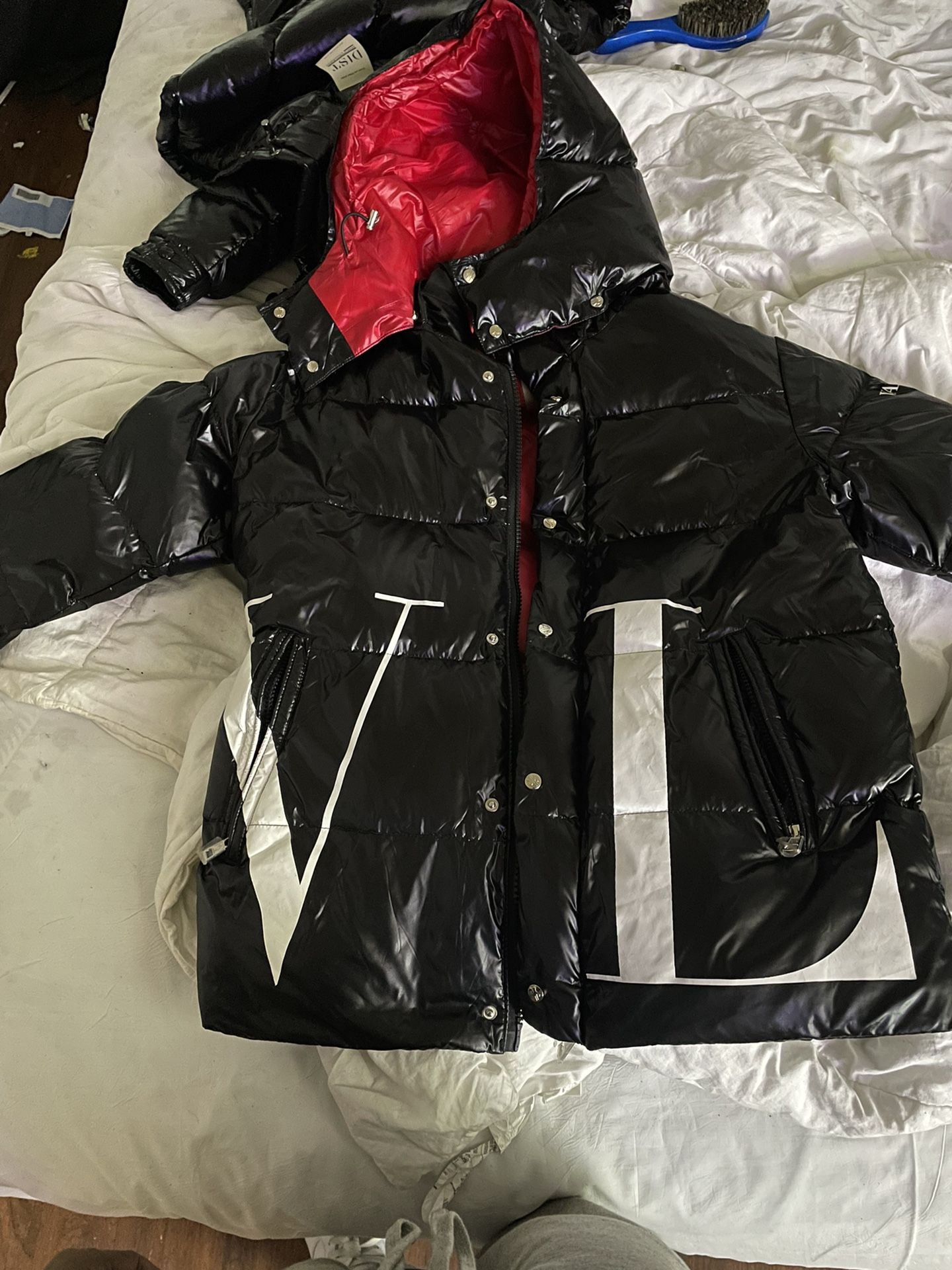 RED VALENTINO テーラードジャケット ブラック・ホワイト Moncler Valentino Collaboration Jacket