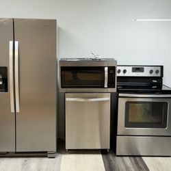 Whirlpool Stainless Kitchen Appliances 