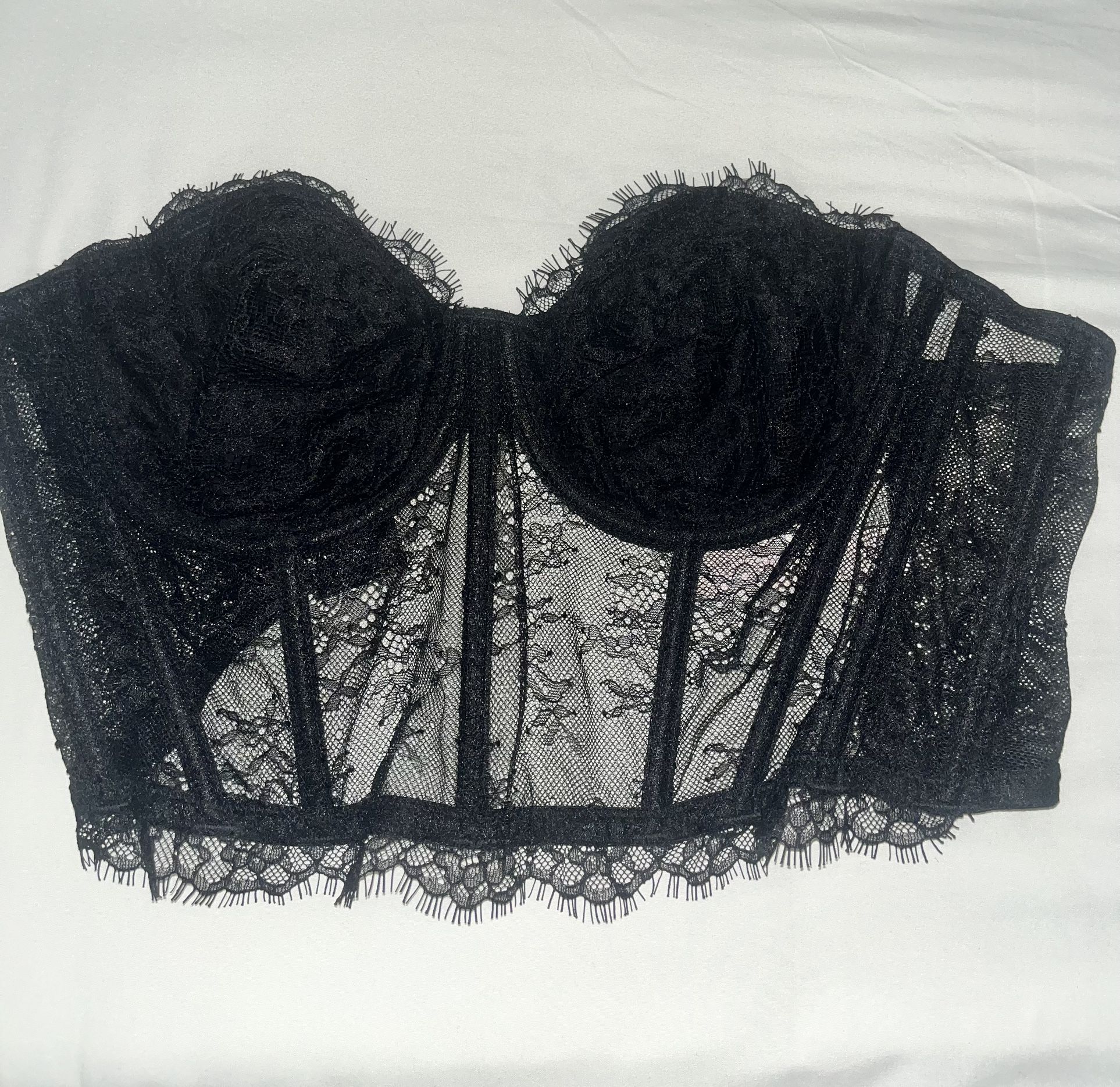 Victoria's Secret Dream Angels Zip Back Corset Bra