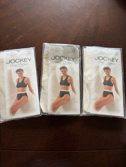 Vintage 3 PAIRS Jockey Classics French Cut Panties underwear Size 7 NEW IVORY Vintage Jockey Classics French Cut Panties Size 7 Hips 42-44" 3 Pairs NE