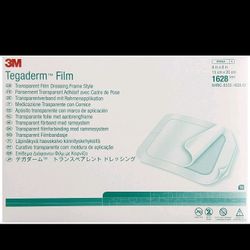 Tegaderm 1628 - 6" x 8" Transparent Film Dressing - 100 Count
