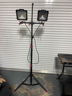 Husky LED work lights with stand