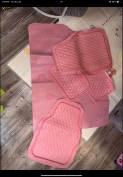 Pink Heavy Duty Car Mats