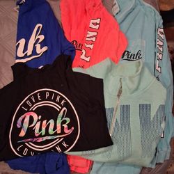 Ladies Long Sleeved Victoria's Secrets T-shirts, 5 Total