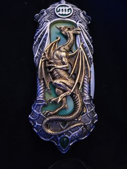 Franklin Mint Green Dragon